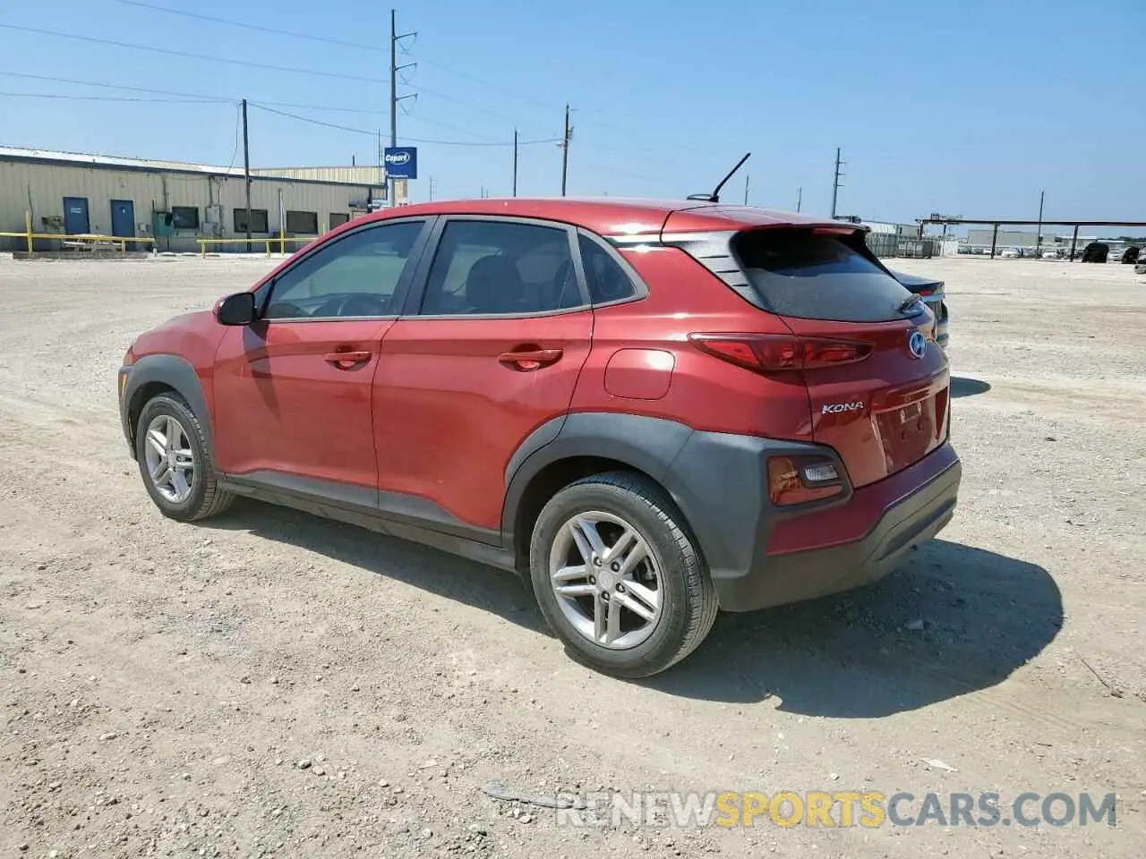 2 Photograph of a damaged car KM8K12AAXLU497110 HYUNDAI KONA 2020