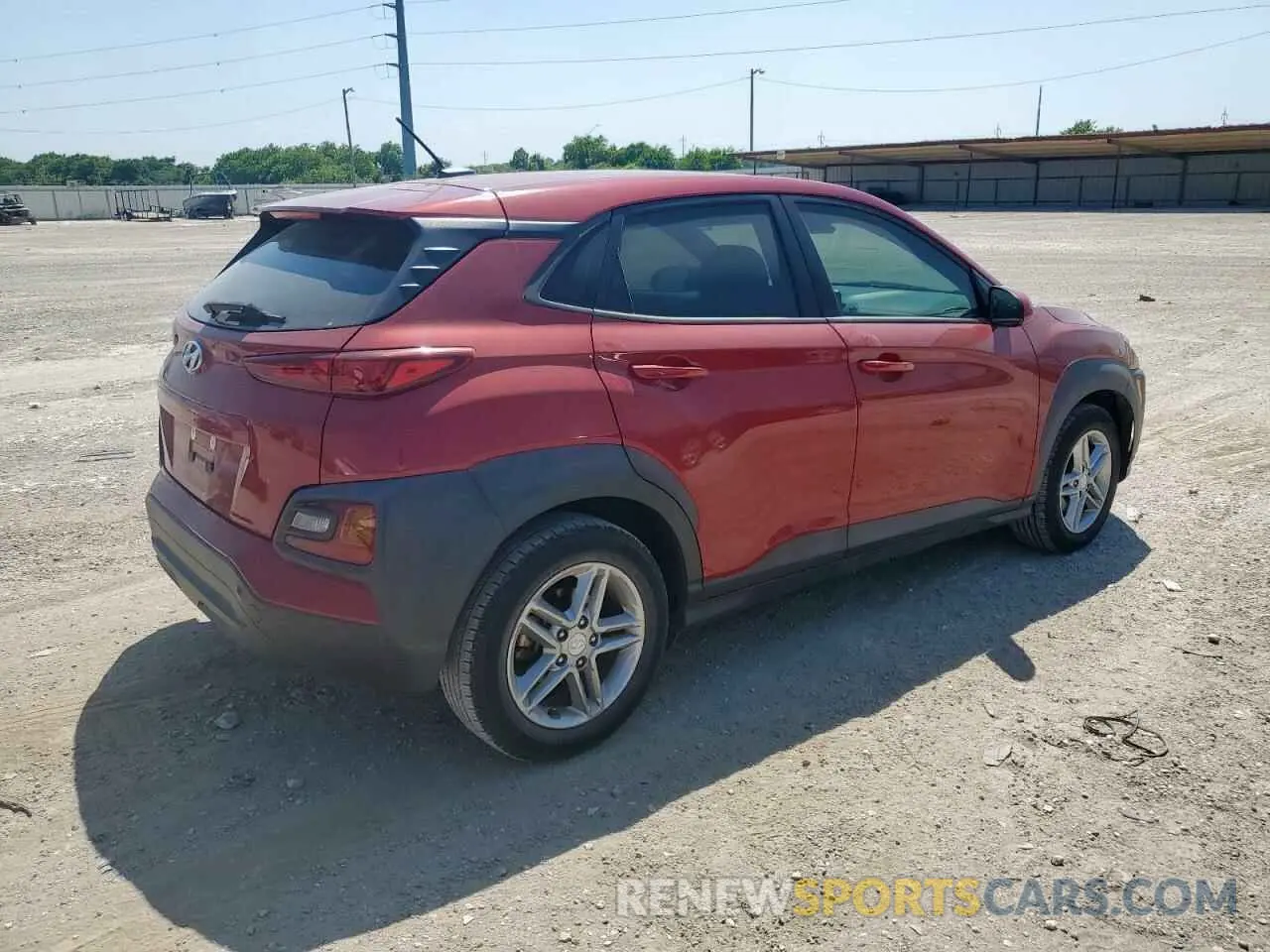 3 Photograph of a damaged car KM8K12AAXLU497110 HYUNDAI KONA 2020