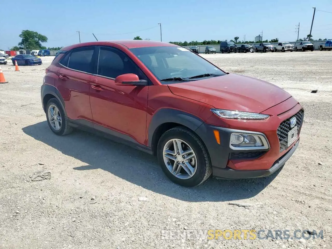 4 Photograph of a damaged car KM8K12AAXLU497110 HYUNDAI KONA 2020