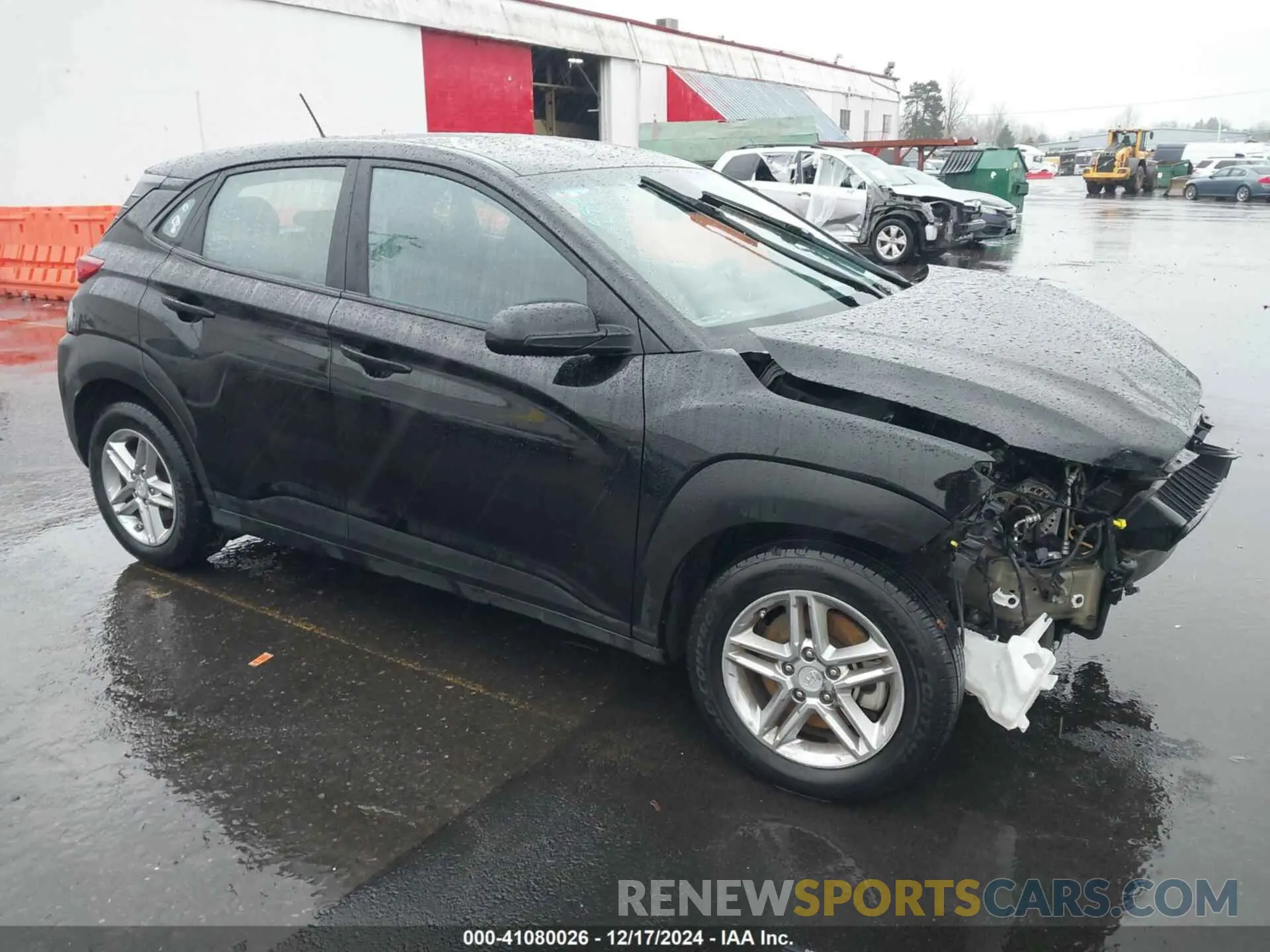1 Photograph of a damaged car KM8K1CAA0LU493220 HYUNDAI KONA 2020