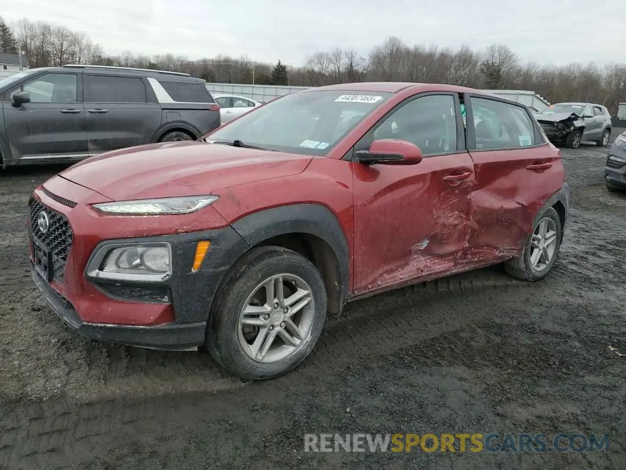 1 Photograph of a damaged car KM8K1CAA1LU403895 HYUNDAI KONA 2020