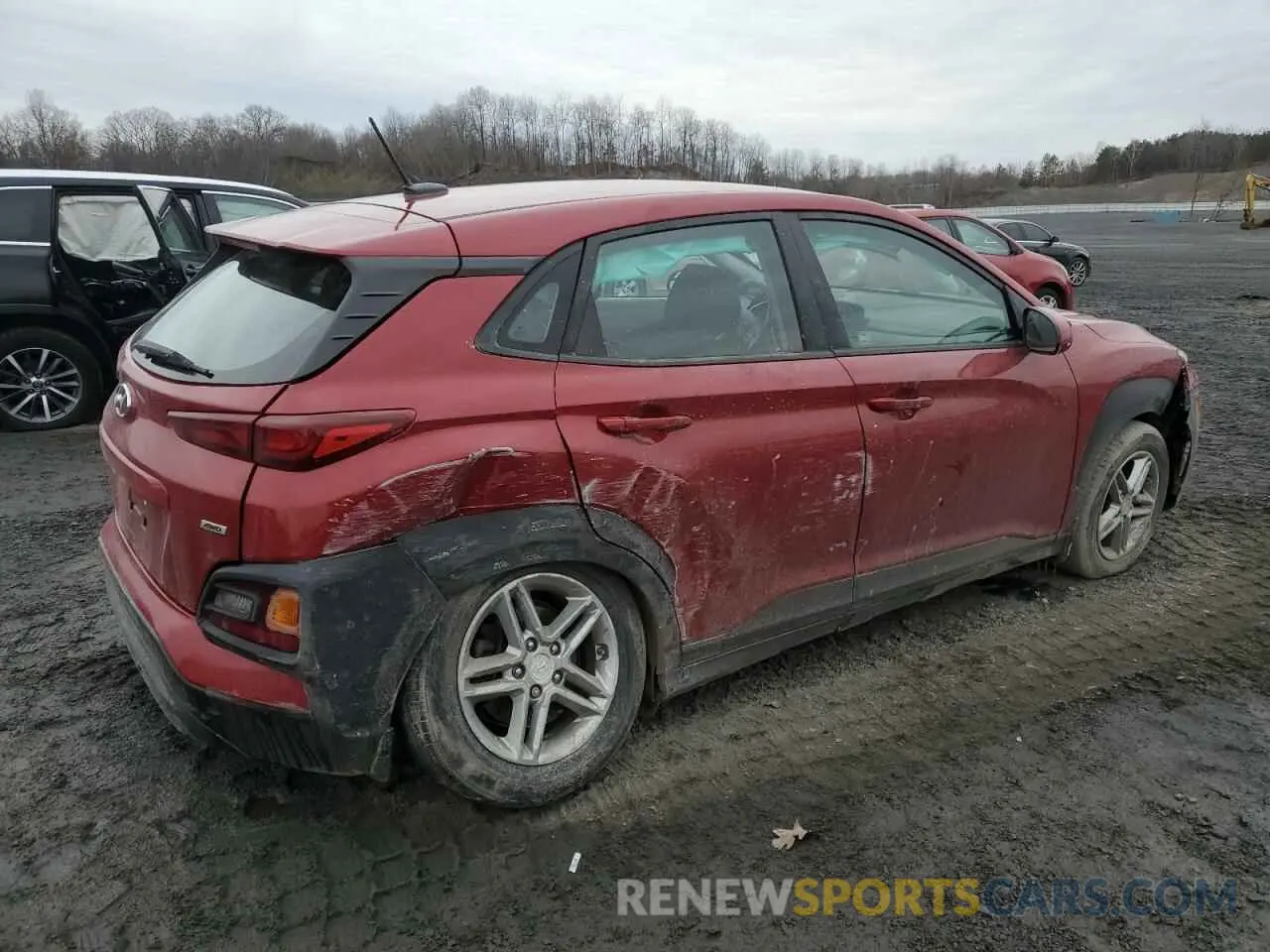 3 Photograph of a damaged car KM8K1CAA1LU403895 HYUNDAI KONA 2020