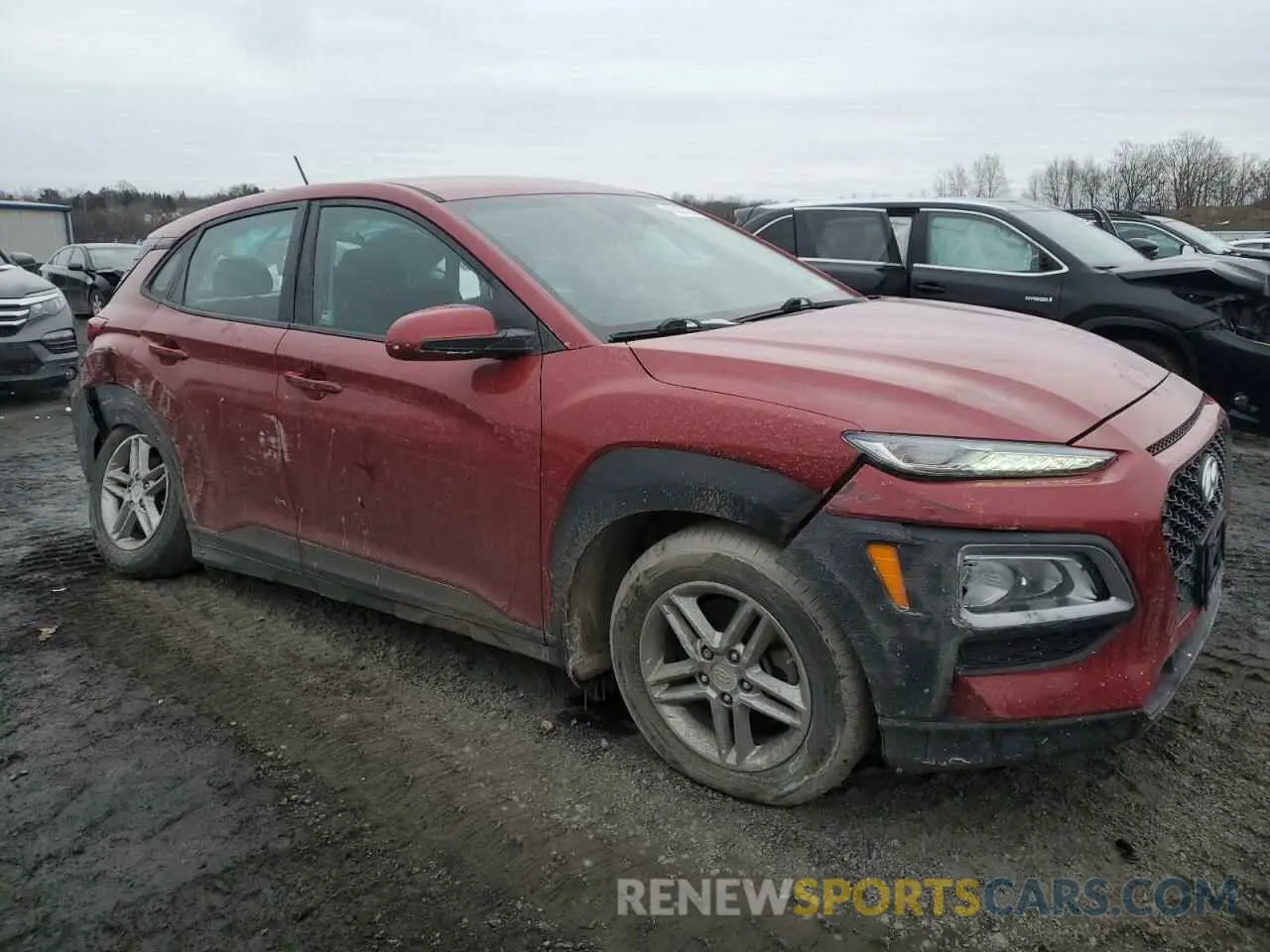 4 Photograph of a damaged car KM8K1CAA1LU403895 HYUNDAI KONA 2020