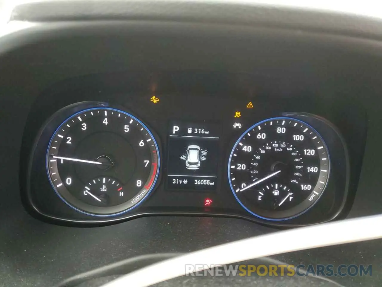 9 Photograph of a damaged car KM8K1CAA1LU403895 HYUNDAI KONA 2020