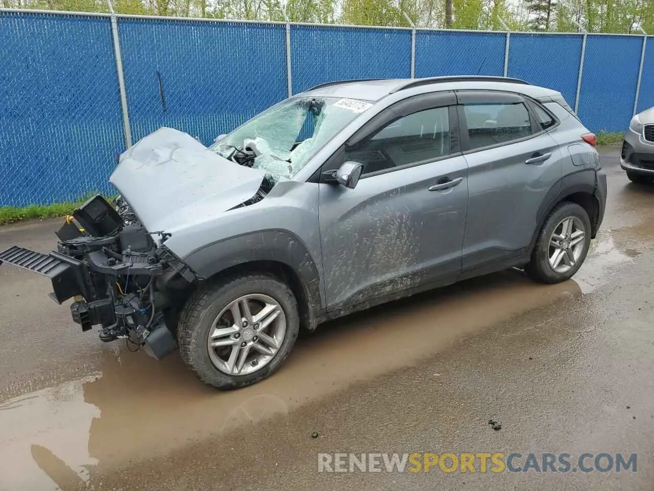 1 Photograph of a damaged car KM8K1CAA1LU404318 HYUNDAI KONA 2020
