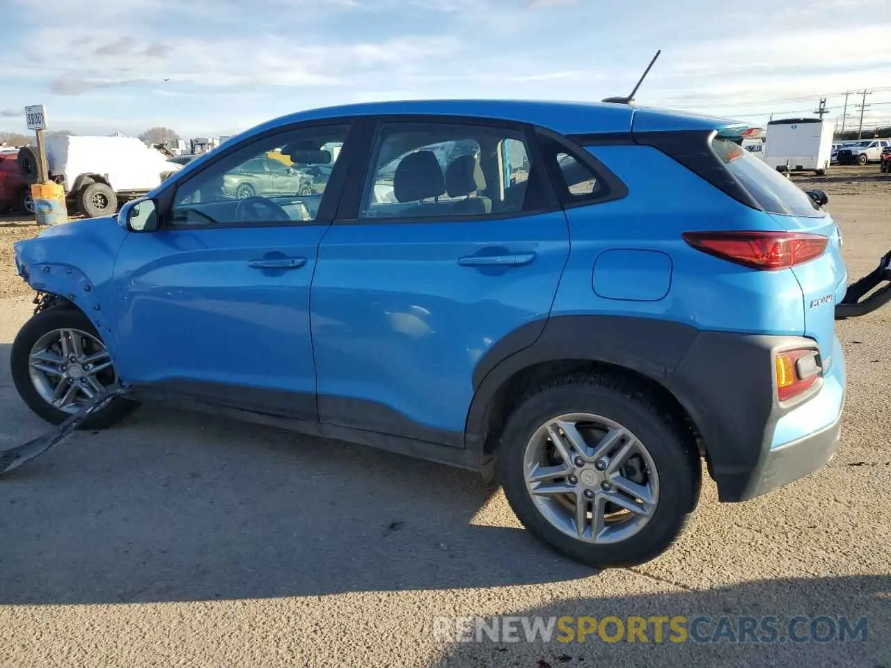 2 Photograph of a damaged car KM8K1CAA2LU480257 HYUNDAI KONA 2020