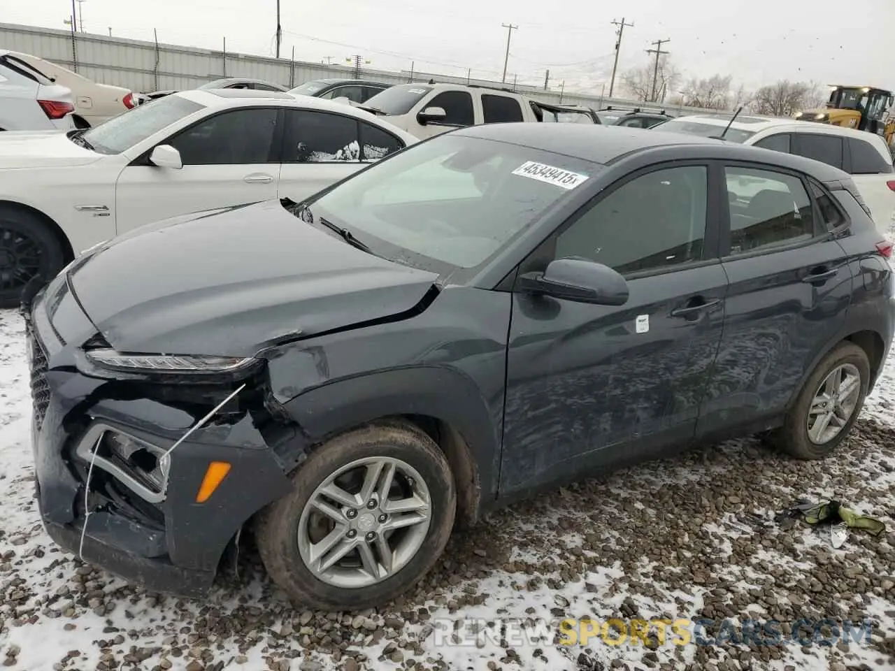 1 Photograph of a damaged car KM8K1CAA2LU493820 HYUNDAI KONA 2020