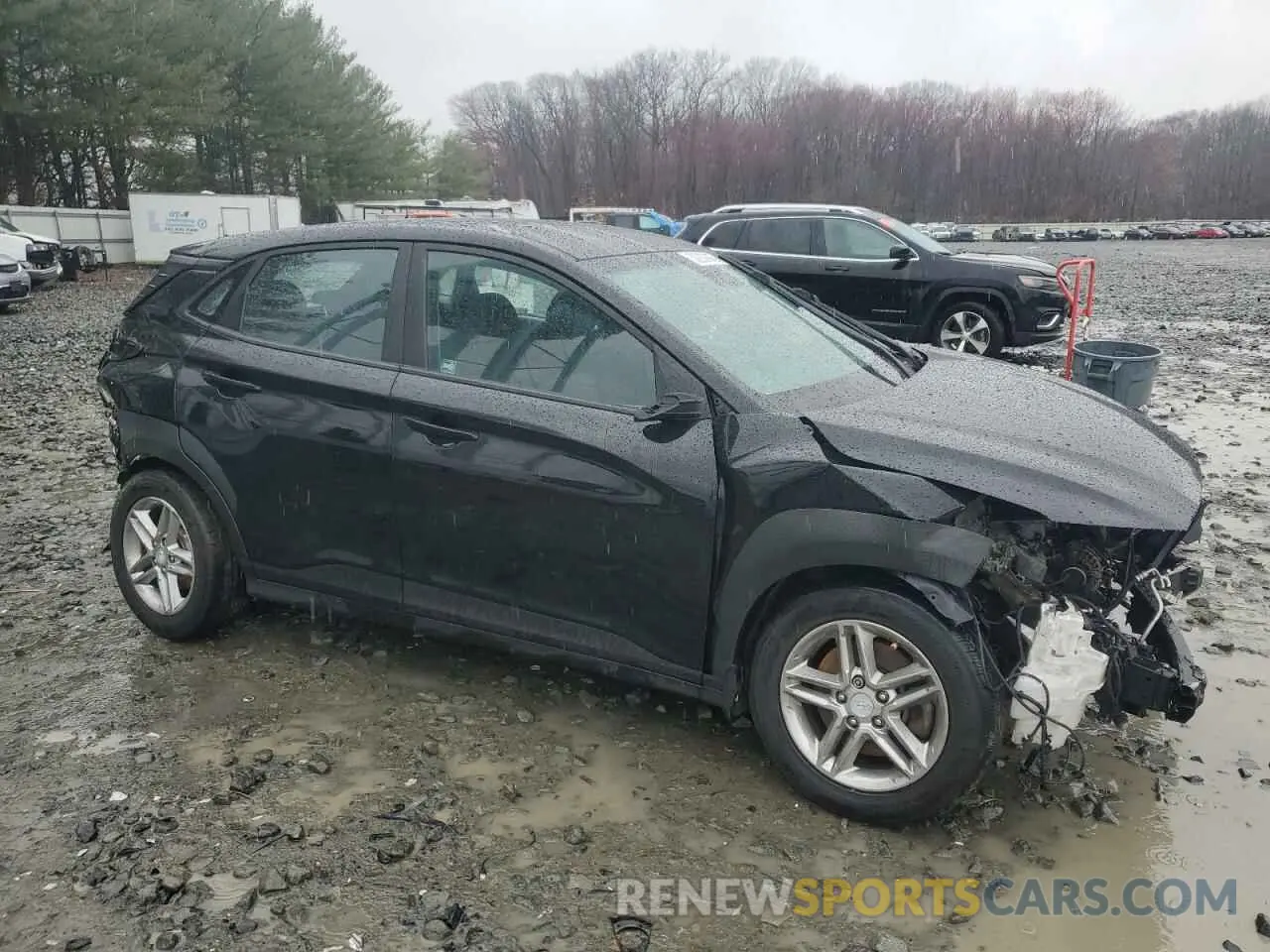 4 Photograph of a damaged car KM8K1CAA2LU555216 HYUNDAI KONA 2020