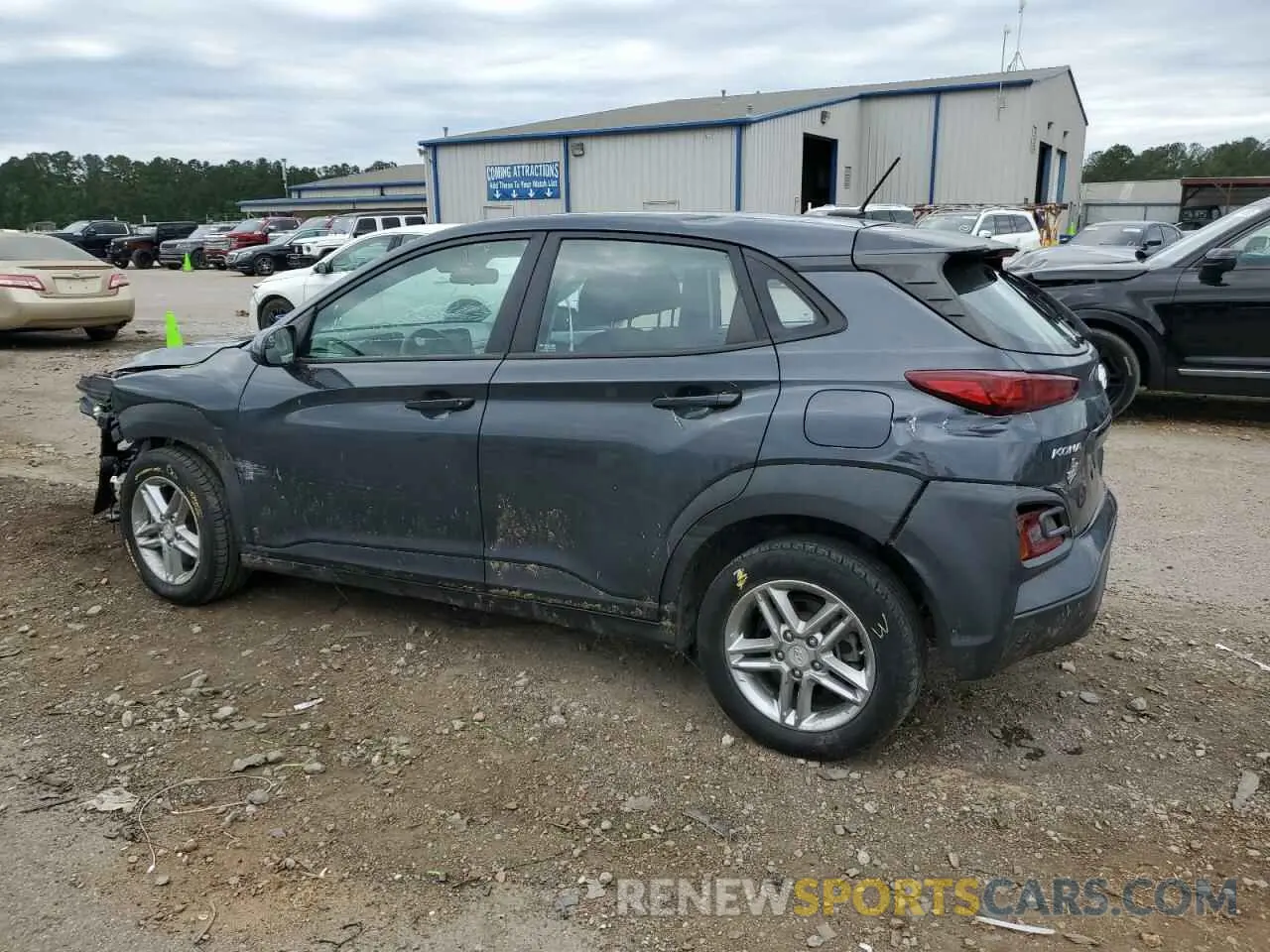 2 Photograph of a damaged car KM8K1CAA4LU415099 HYUNDAI KONA 2020
