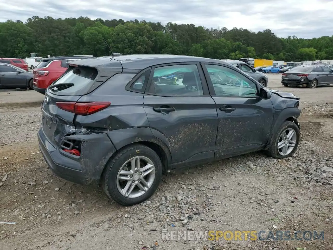 3 Photograph of a damaged car KM8K1CAA4LU415099 HYUNDAI KONA 2020