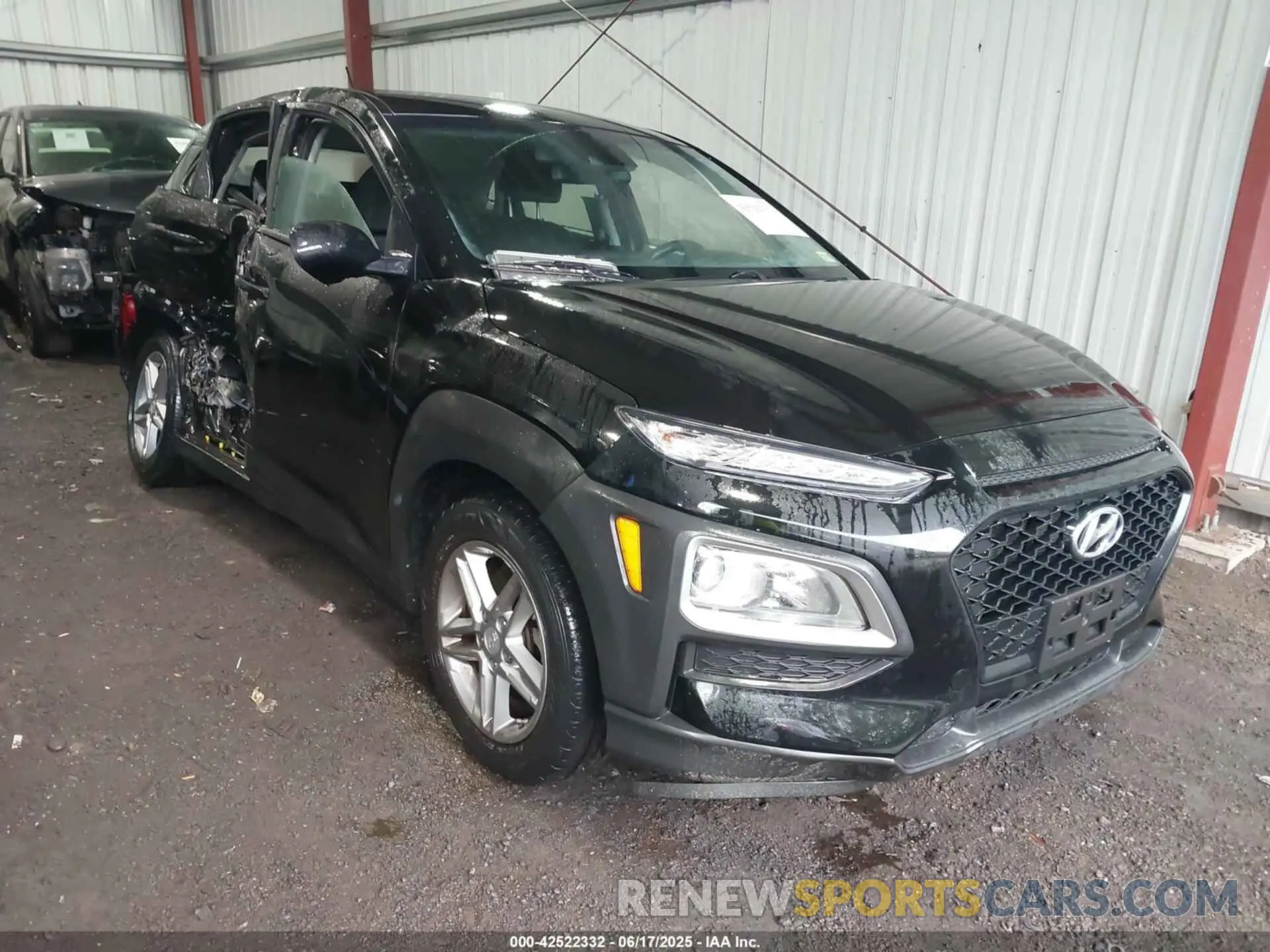 1 Photograph of a damaged car KM8K1CAA5LU416052 HYUNDAI KONA 2020