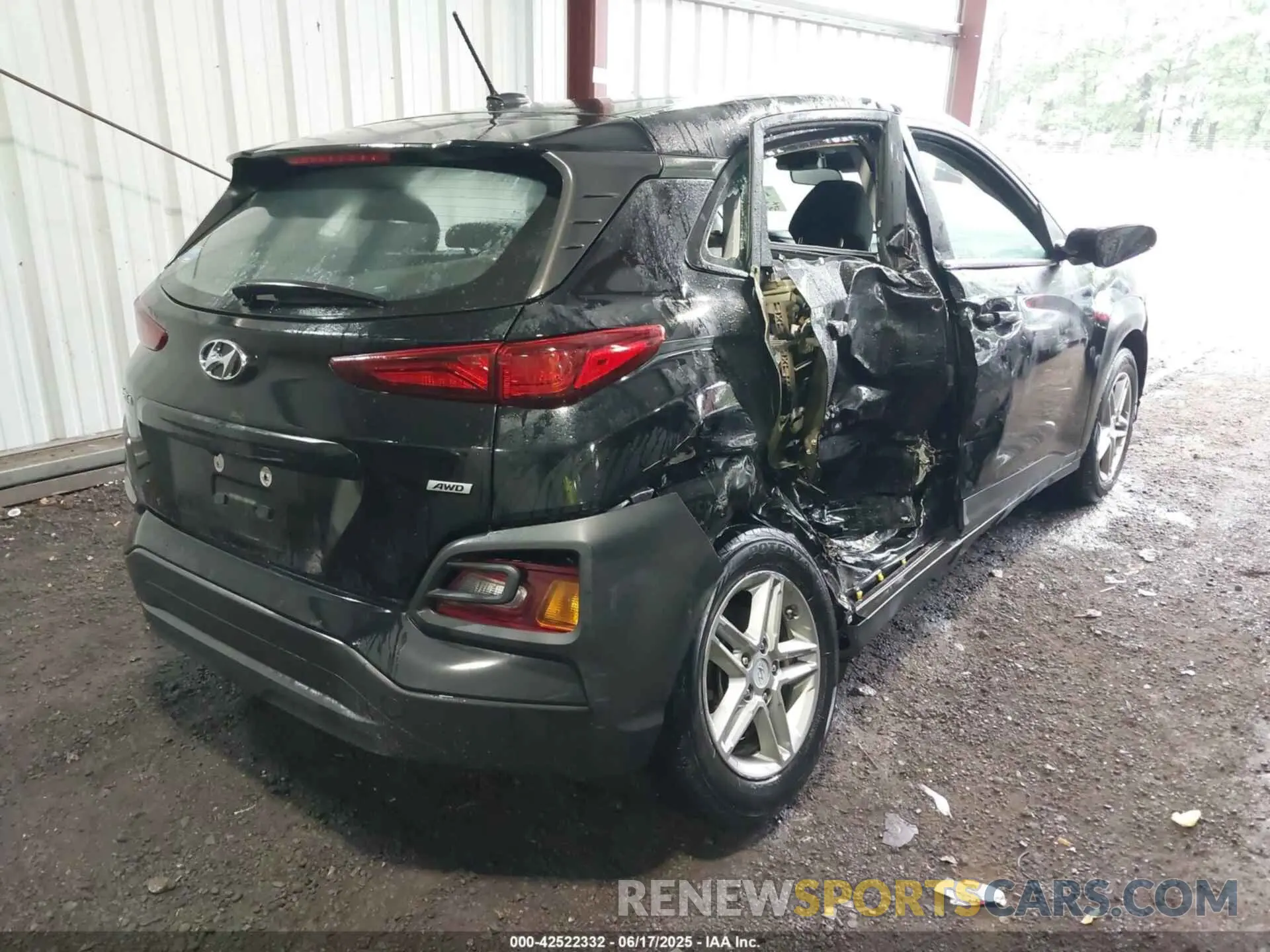 4 Photograph of a damaged car KM8K1CAA5LU416052 HYUNDAI KONA 2020