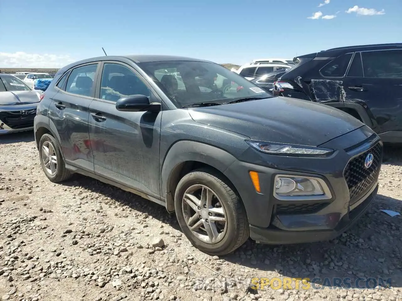 4 Photograph of a damaged car KM8K1CAA6LU494162 HYUNDAI KONA 2020
