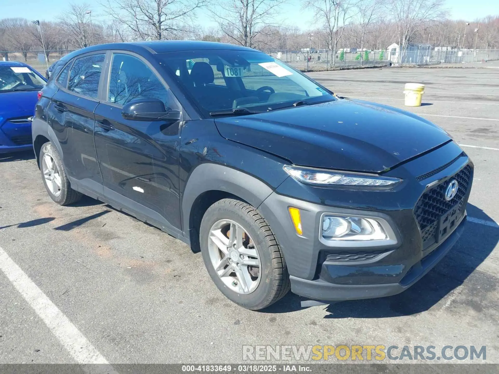 1 Photograph of a damaged car KM8K1CAA7LU488743 HYUNDAI KONA 2020