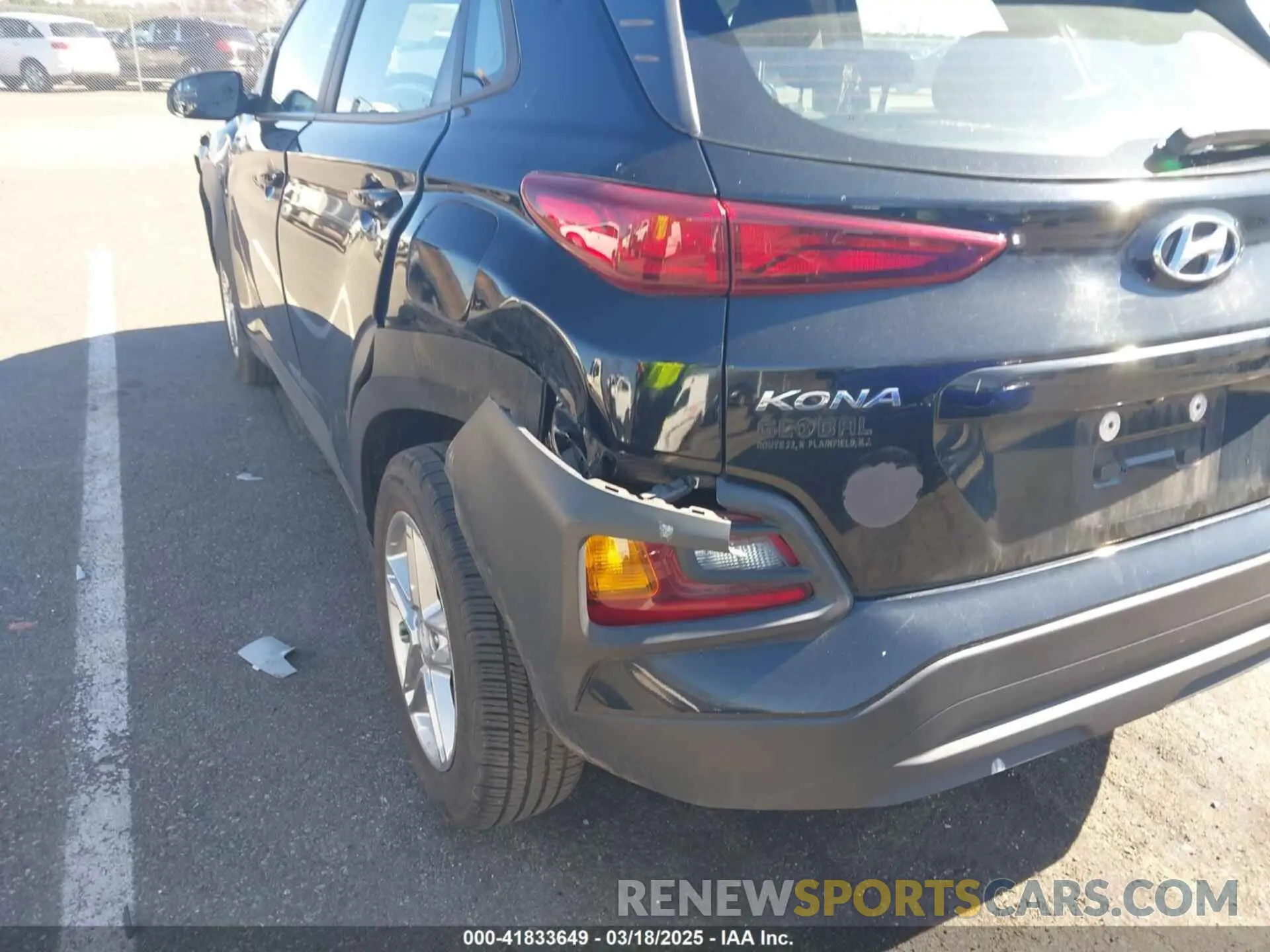 17 Photograph of a damaged car KM8K1CAA7LU488743 HYUNDAI KONA 2020