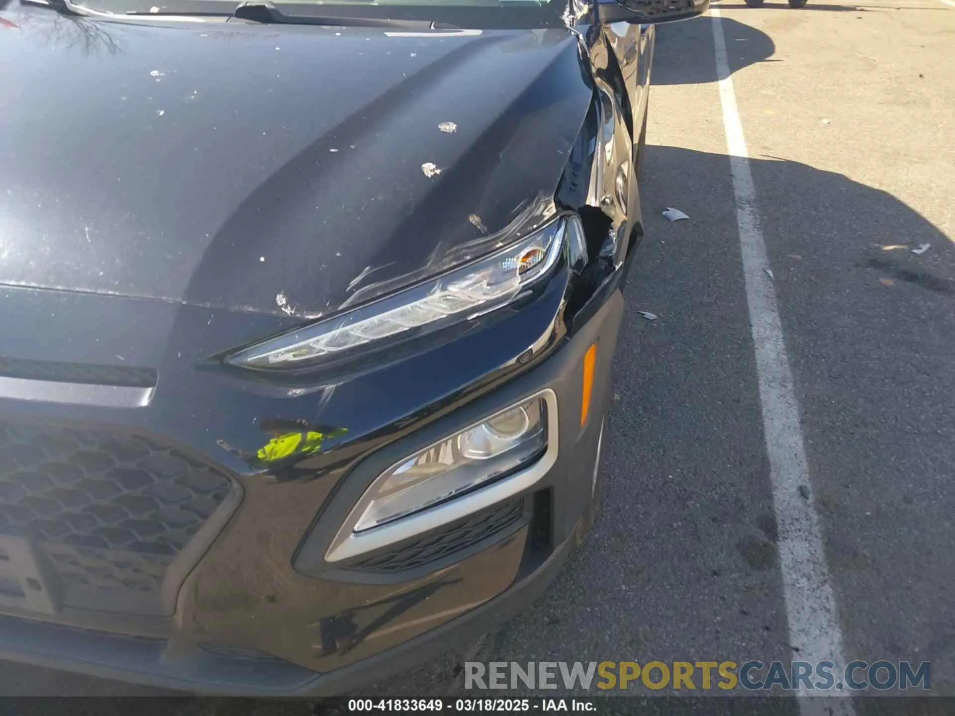 19 Photograph of a damaged car KM8K1CAA7LU488743 HYUNDAI KONA 2020