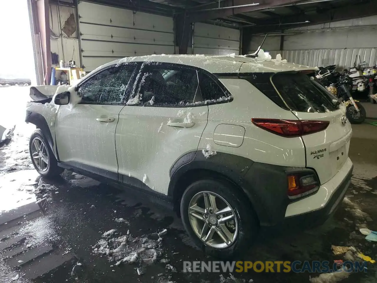 2 Photograph of a damaged car KM8K1CAA8LU399263 HYUNDAI KONA 2020