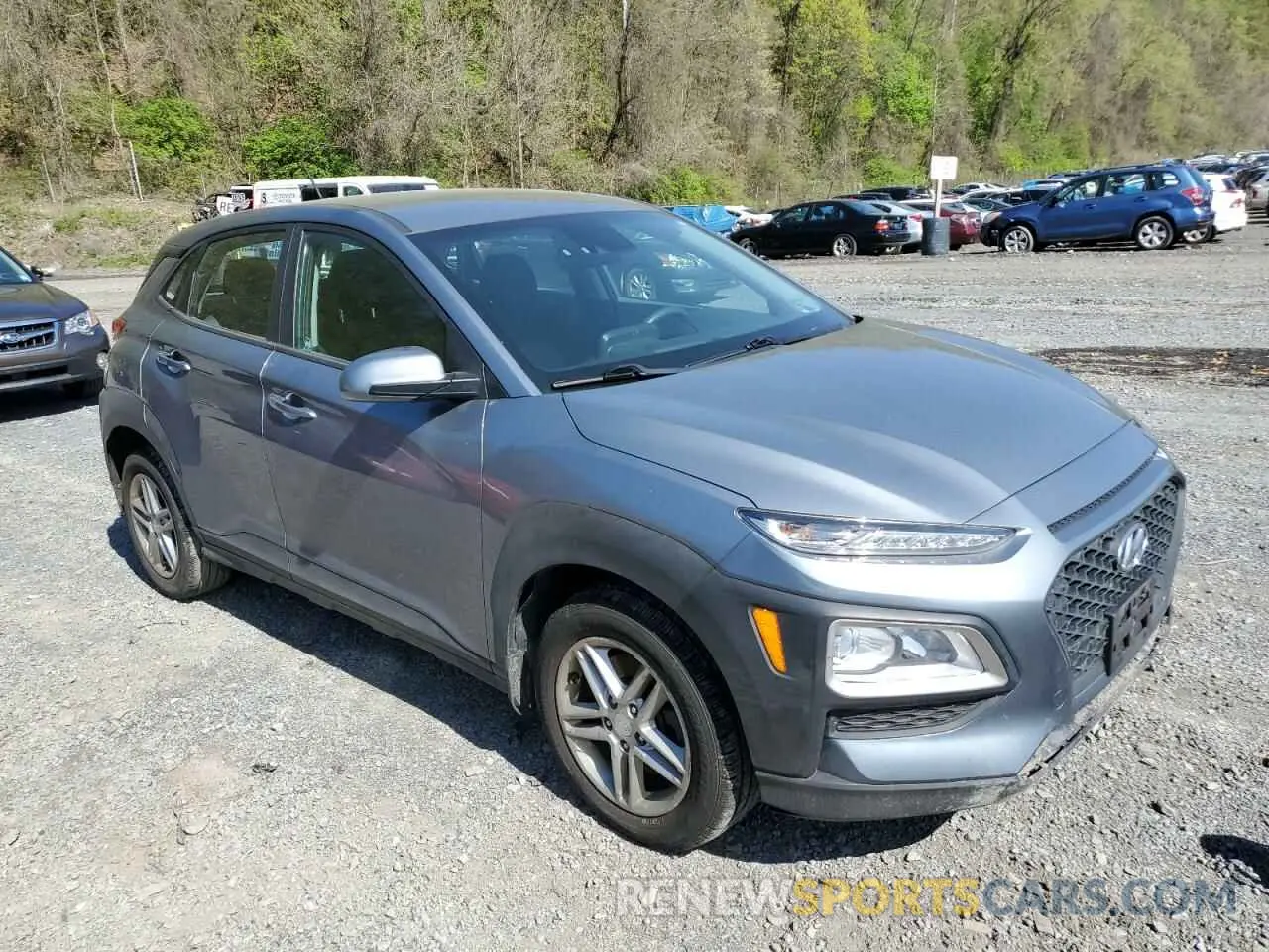 4 Photograph of a damaged car KM8K1CAA8LU466816 HYUNDAI KONA 2020