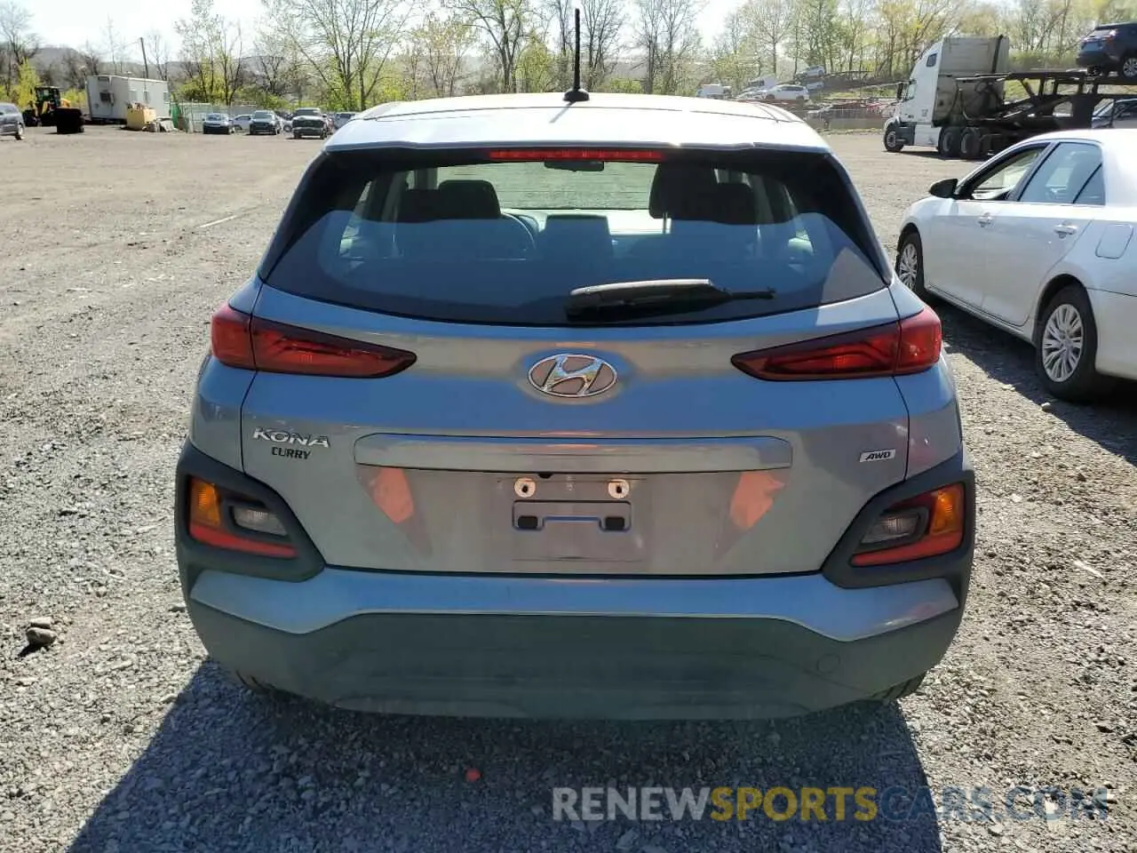6 Photograph of a damaged car KM8K1CAA8LU466816 HYUNDAI KONA 2020