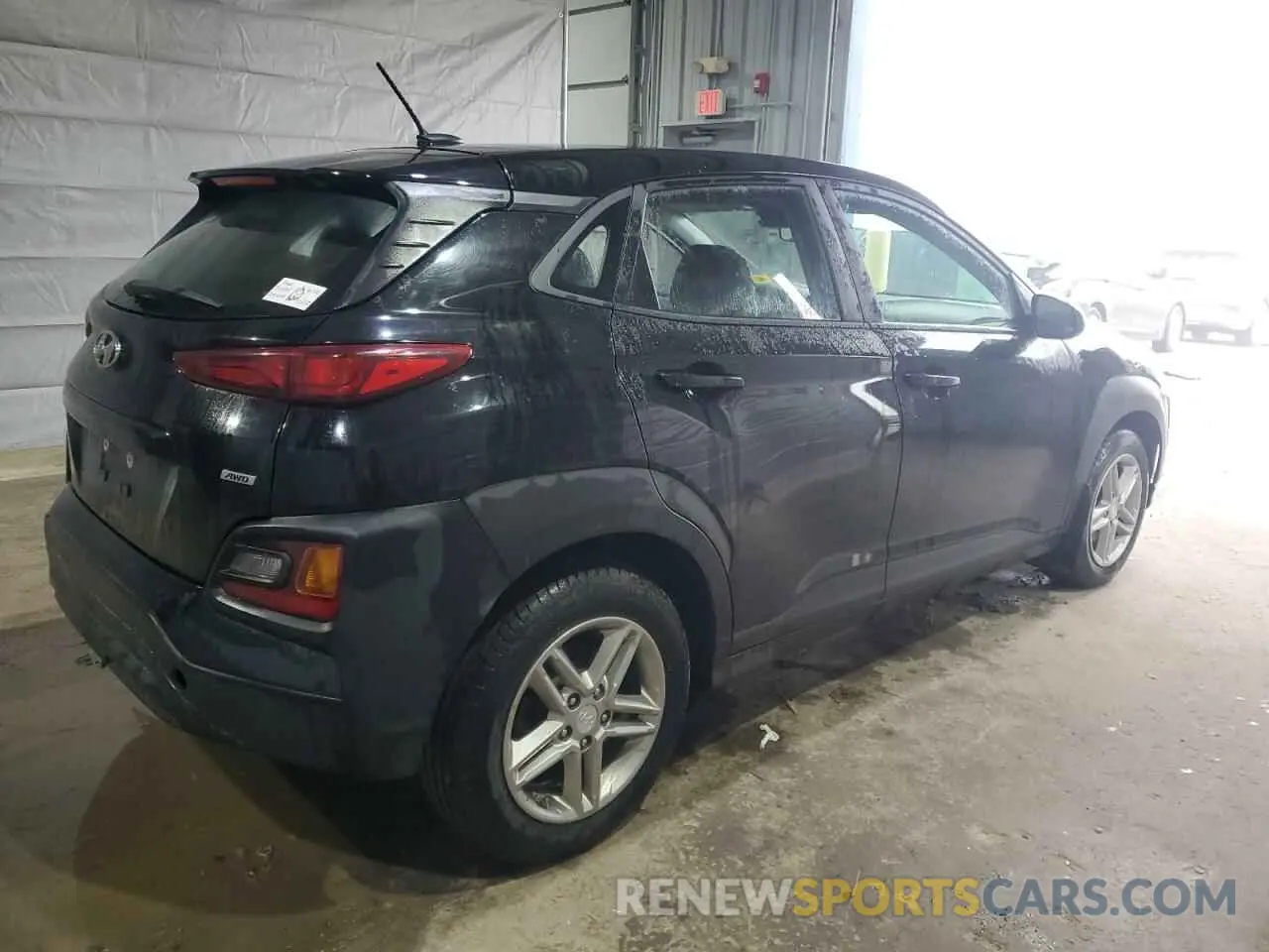 3 Photograph of a damaged car KM8K1CAA8LU472809 HYUNDAI KONA 2020