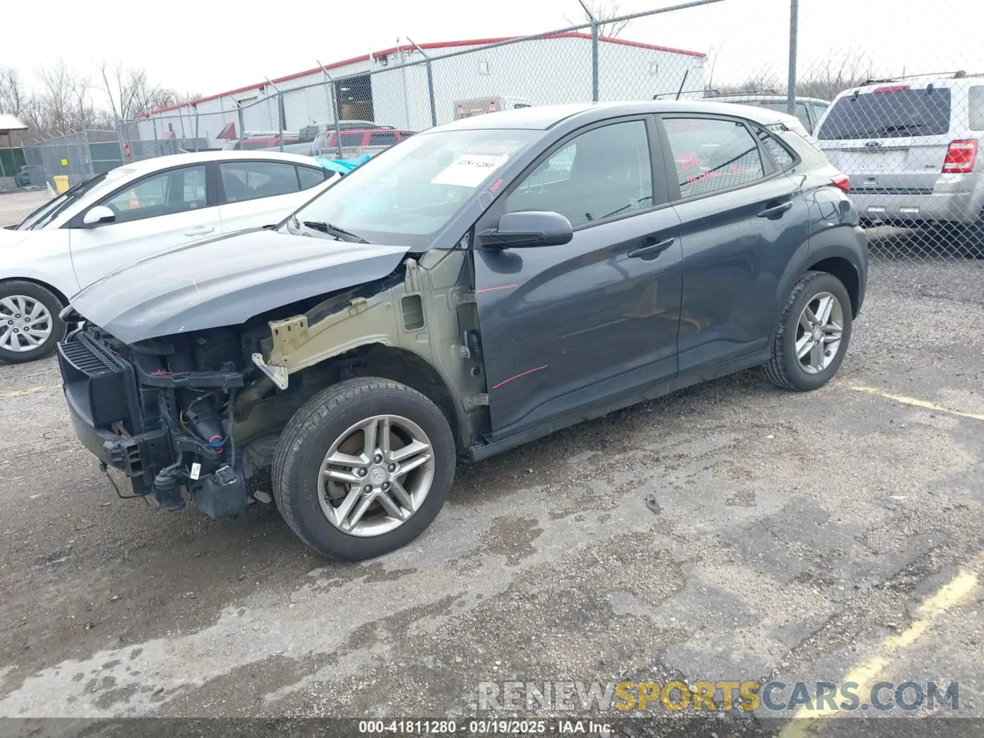 2 Photograph of a damaged car KM8K1CAA8LU506649 HYUNDAI KONA 2020