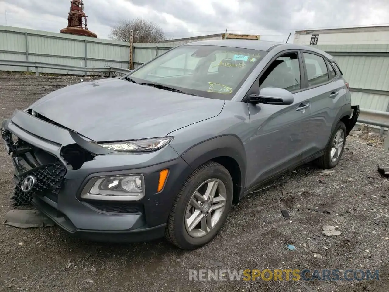 2 Photograph of a damaged car KM8K1CAA9LU538509 HYUNDAI KONA 2020