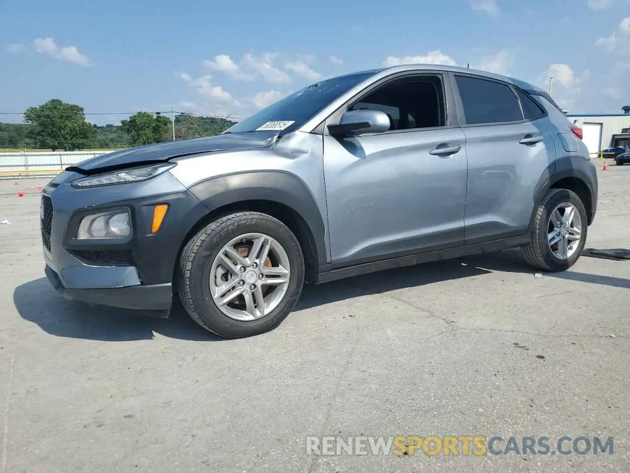 1 Photograph of a damaged car KM8K1CAAXLU487960 HYUNDAI KONA 2020