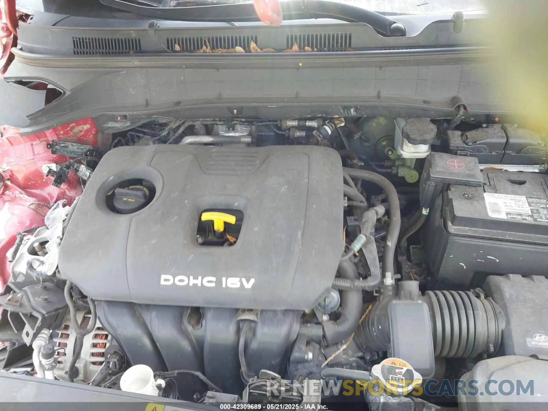 10 Photograph of a damaged car KM8K22AA2LU439411 HYUNDAI KONA 2020