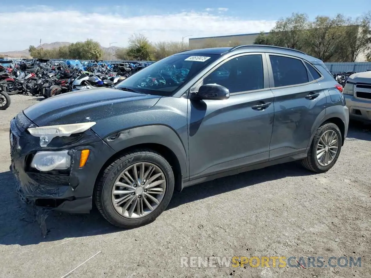 1 Photograph of a damaged car KM8K22AA2LU546894 HYUNDAI KONA 2020