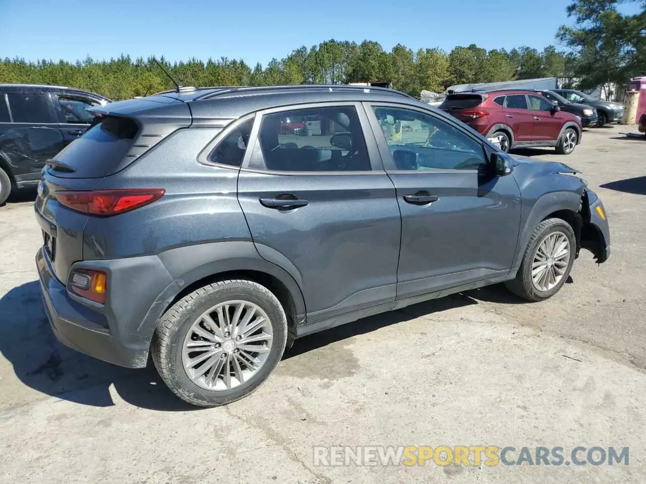 3 Photograph of a damaged car KM8K22AA2LU554316 HYUNDAI KONA 2020