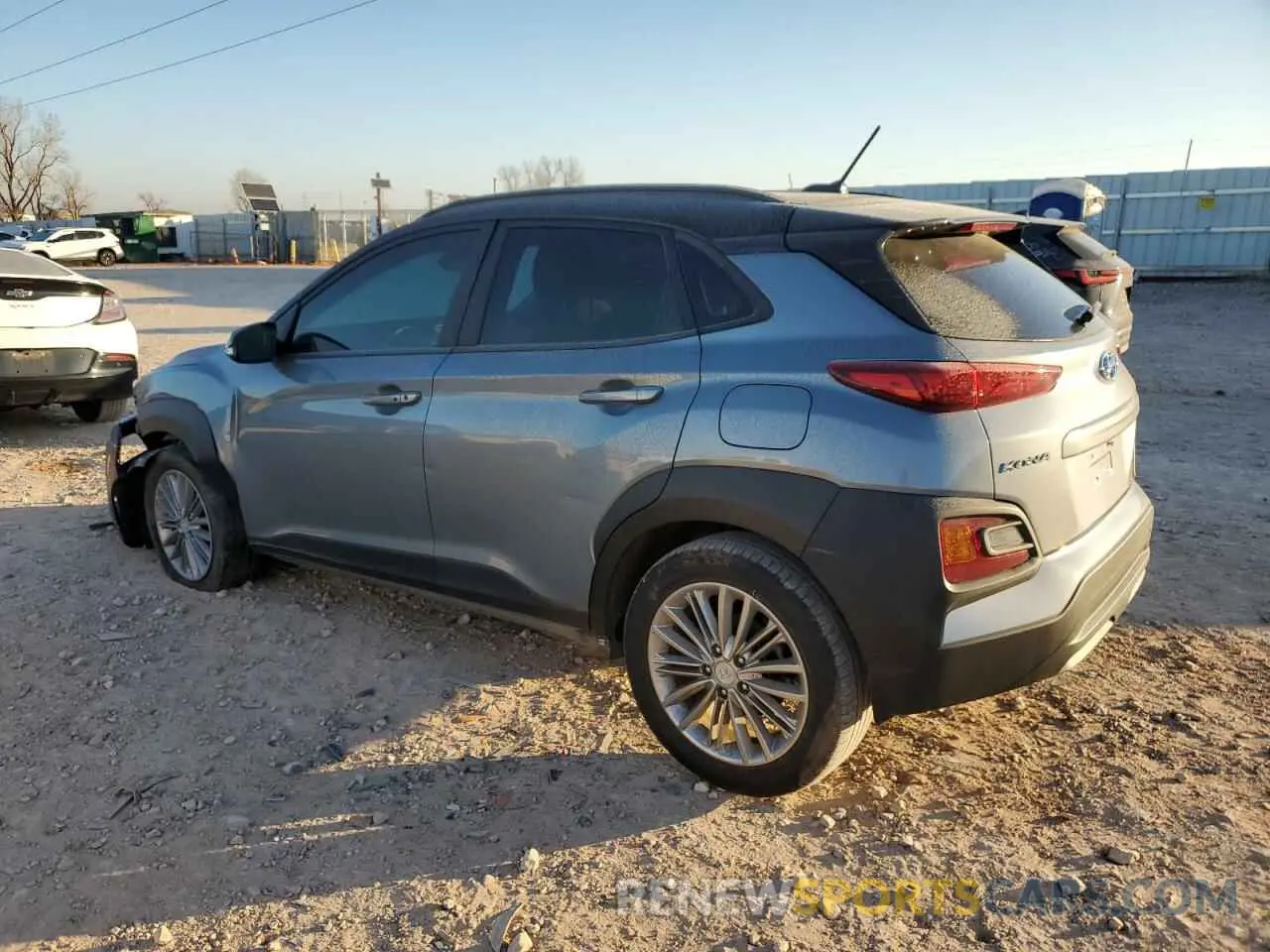 2 Photograph of a damaged car KM8K22AA3LU475852 HYUNDAI KONA 2020