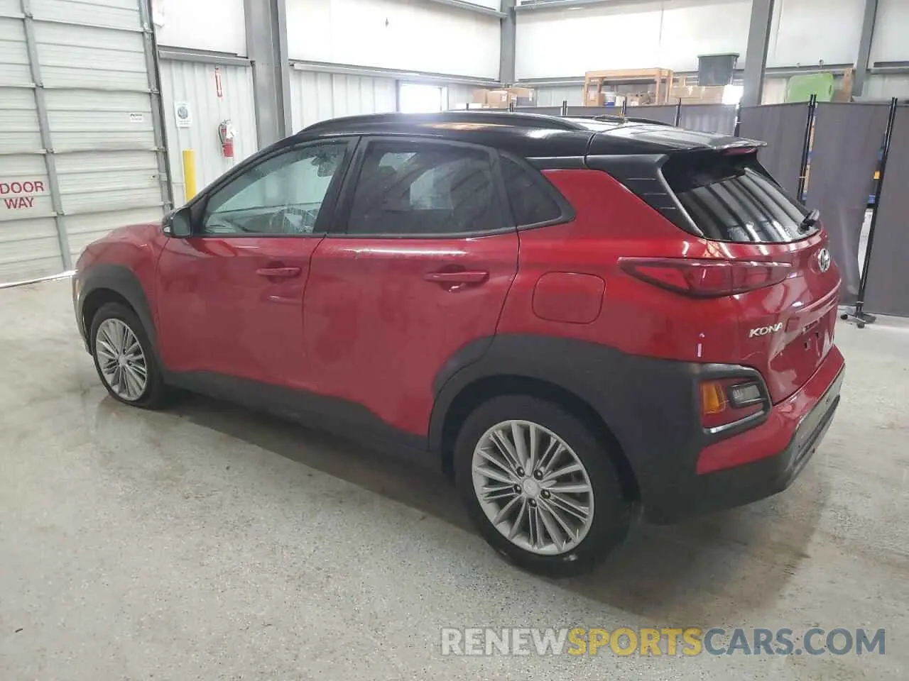2 Photograph of a damaged car KM8K22AA3LU512673 HYUNDAI KONA 2020