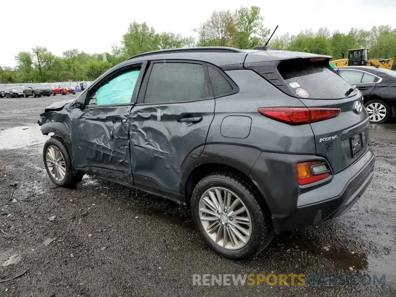 2 Photograph of a damaged car KM8K22AA5LU460124 HYUNDAI KONA 2020