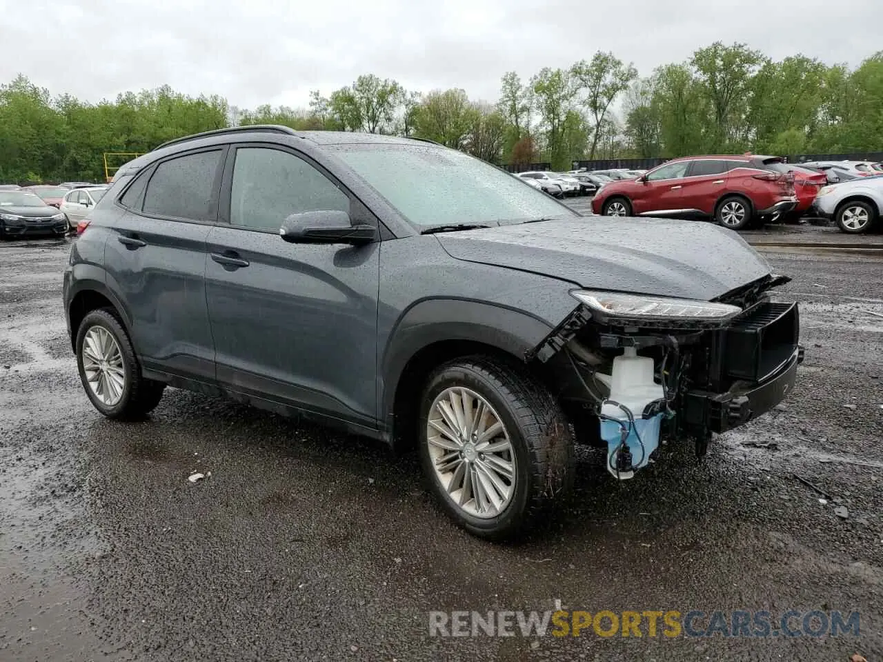 4 Photograph of a damaged car KM8K22AA5LU460124 HYUNDAI KONA 2020