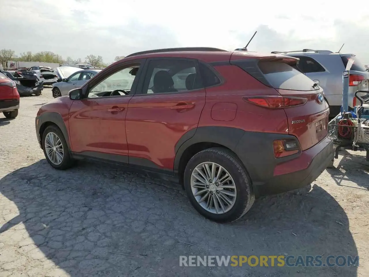 2 Photograph of a damaged car KM8K22AA5LU580912 HYUNDAI KONA 2020