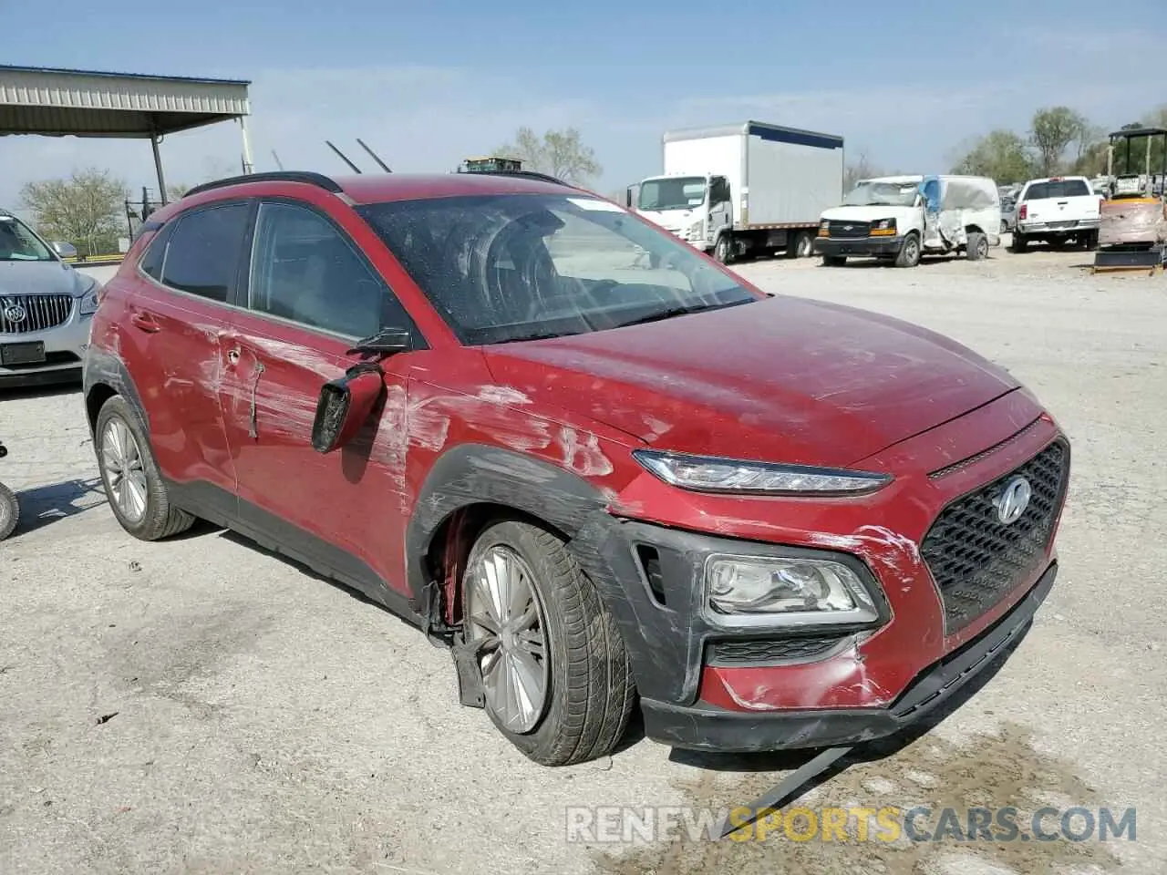 4 Photograph of a damaged car KM8K22AA5LU580912 HYUNDAI KONA 2020