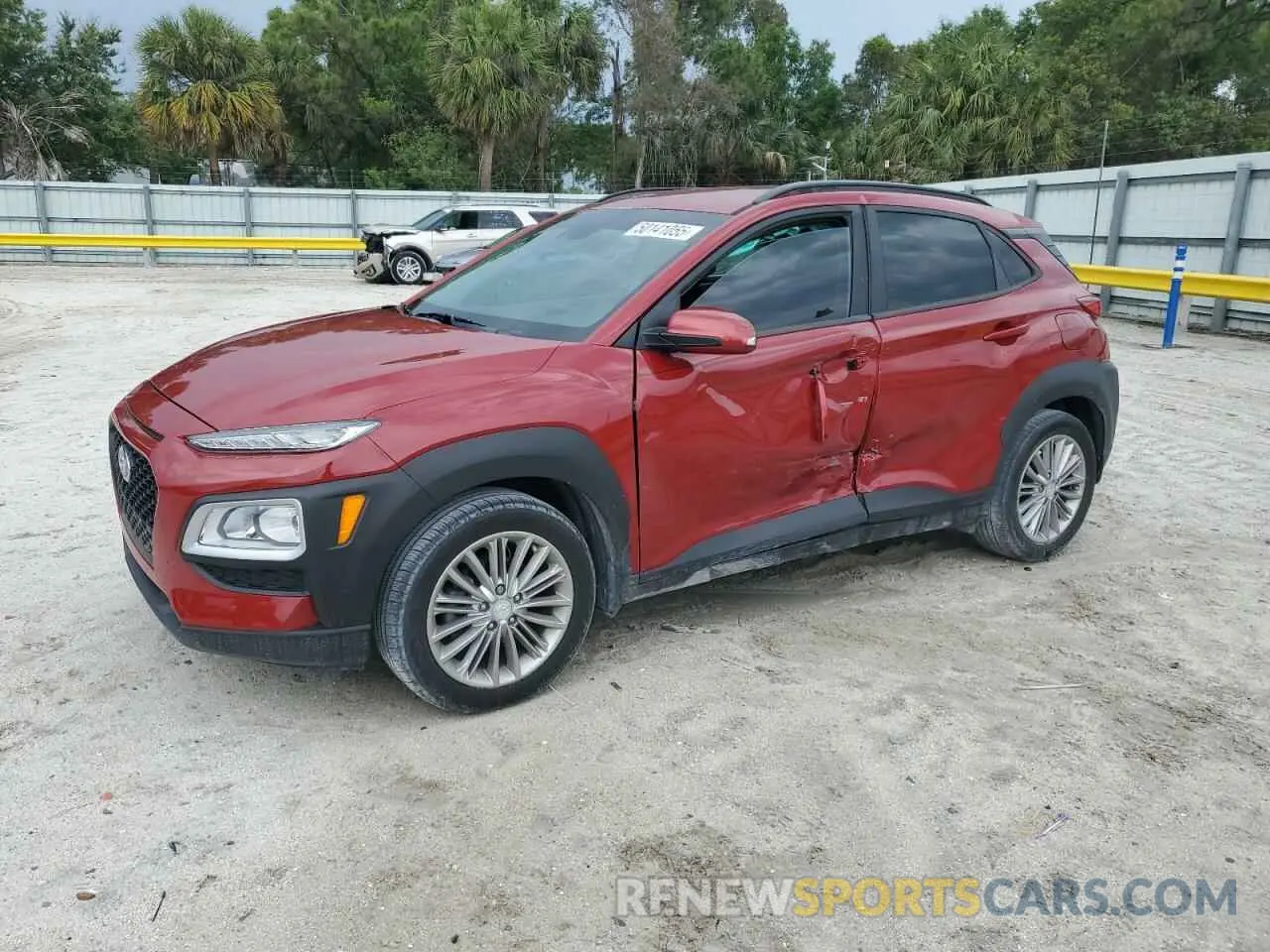 1 Photograph of a damaged car KM8K22AA6LU408775 HYUNDAI KONA 2020