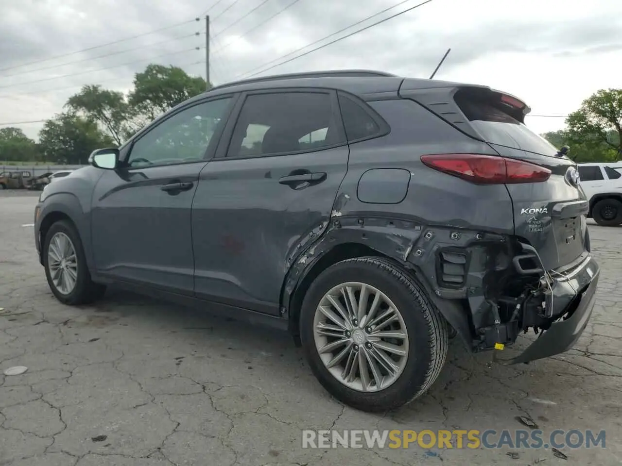 2 Photograph of a damaged car KM8K22AA6LU410459 HYUNDAI KONA 2020