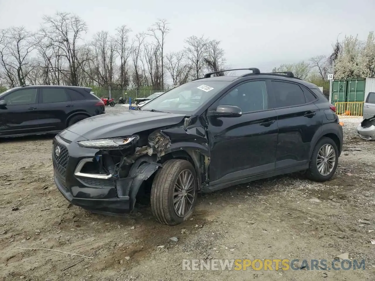 1 Photograph of a damaged car KM8K22AA6LU552195 HYUNDAI KONA 2020