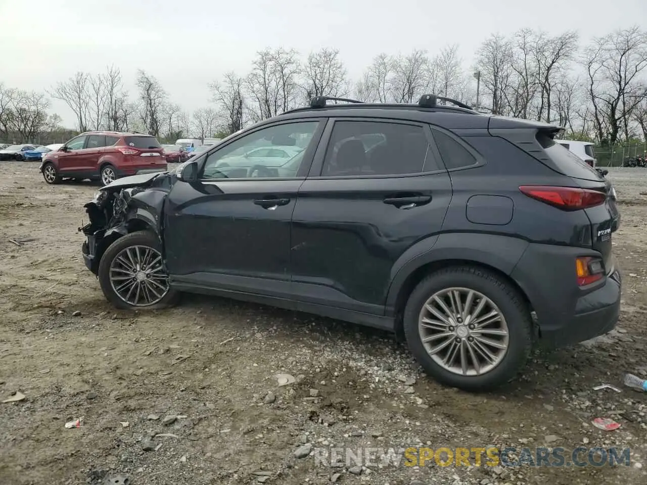 2 Photograph of a damaged car KM8K22AA6LU552195 HYUNDAI KONA 2020