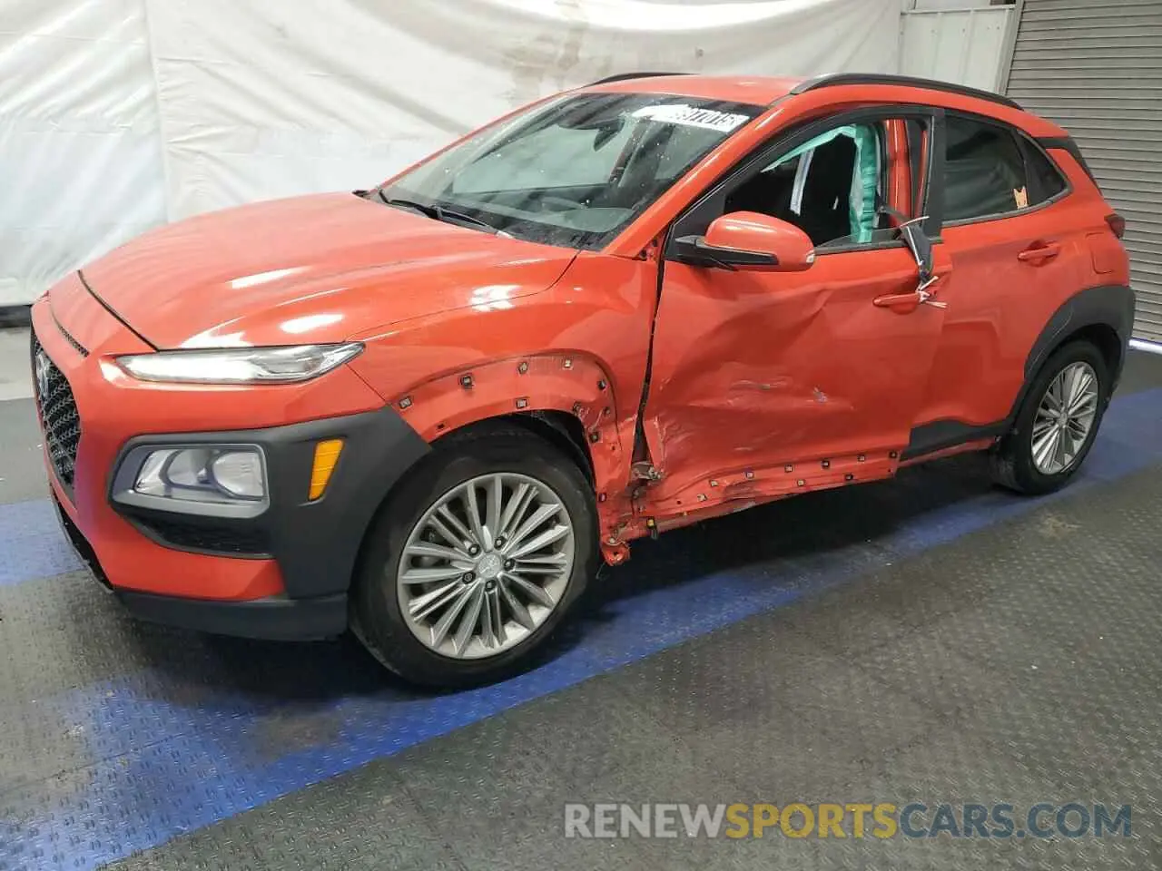 1 Photograph of a damaged car KM8K22AA7LU406002 HYUNDAI KONA 2020