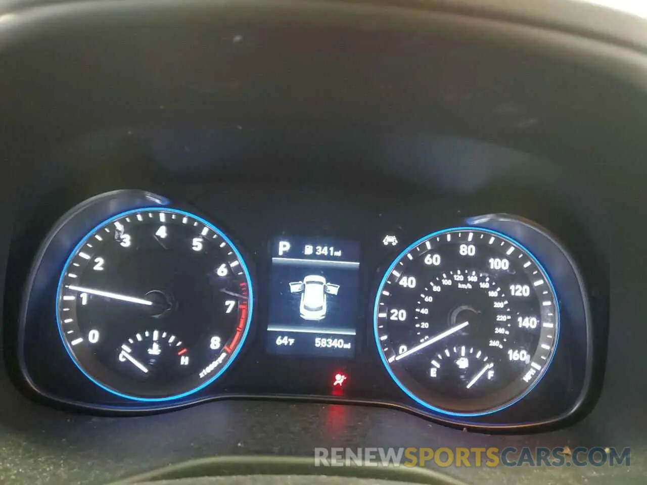 9 Photograph of a damaged car KM8K22AA7LU406002 HYUNDAI KONA 2020