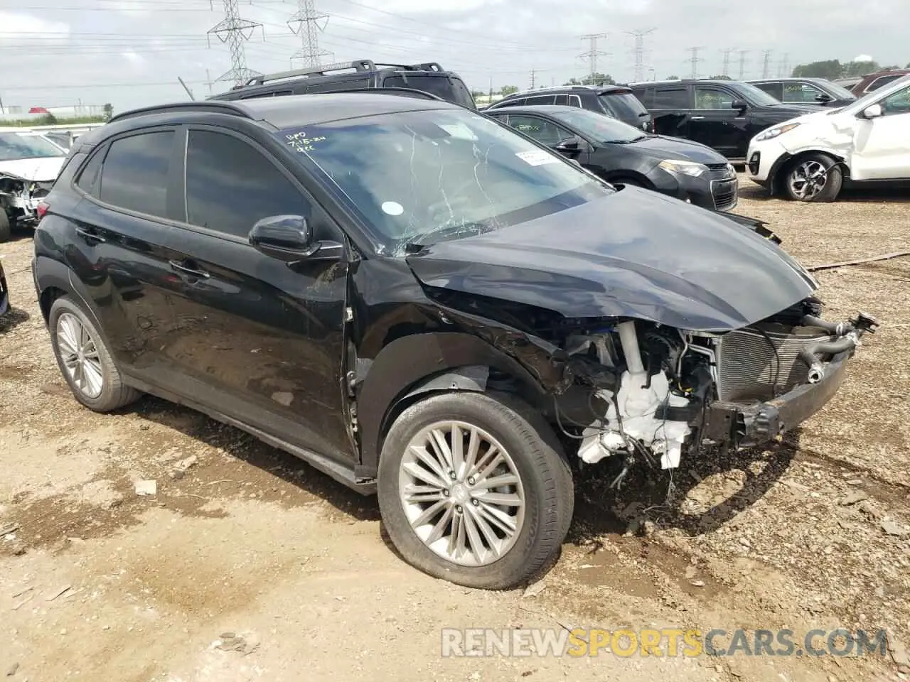 4 Photograph of a damaged car KM8K22AA7LU470072 HYUNDAI KONA 2020
