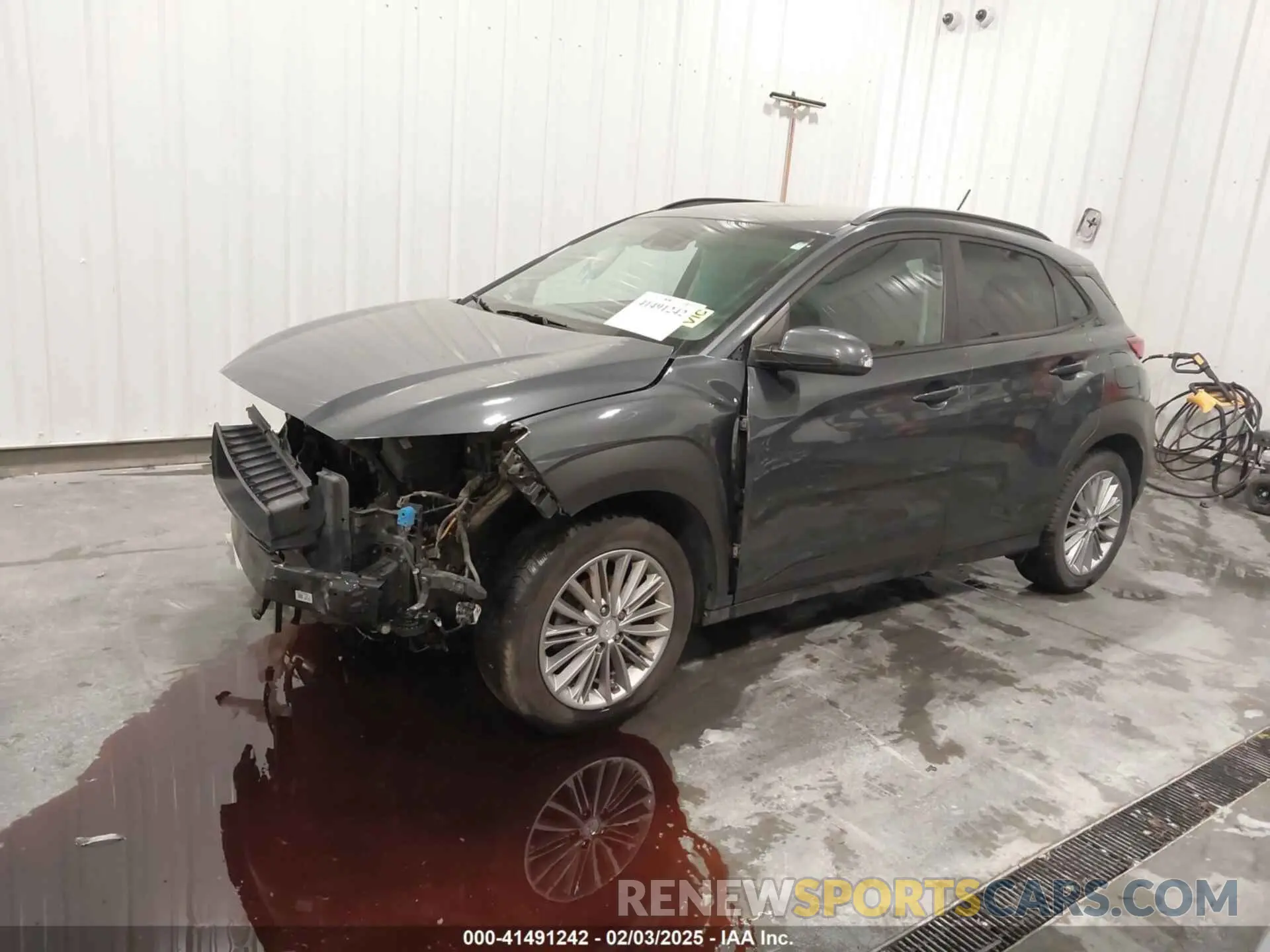 2 Photograph of a damaged car KM8K22AA7LU515074 HYUNDAI KONA 2020