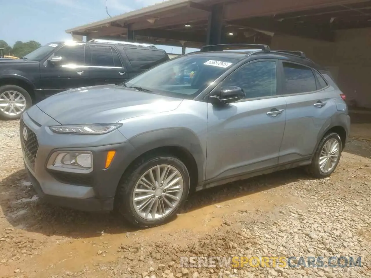 1 Photograph of a damaged car KM8K22AA7LU591684 HYUNDAI KONA 2020