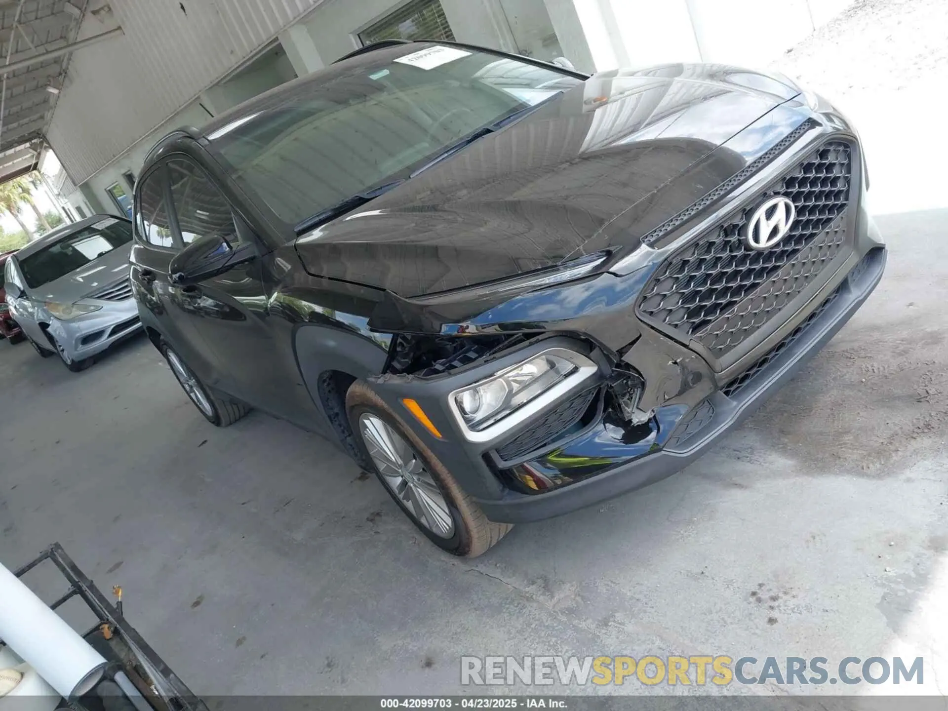1 Photograph of a damaged car KM8K22AA9LU448641 HYUNDAI KONA 2020