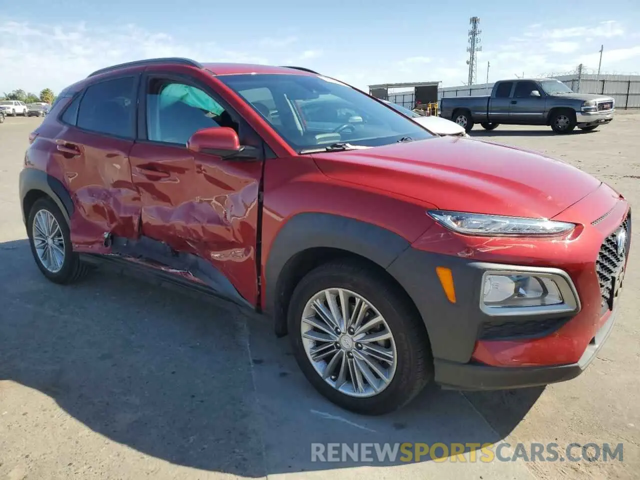 4 Photograph of a damaged car KM8K22AAXLU413686 HYUNDAI KONA 2020