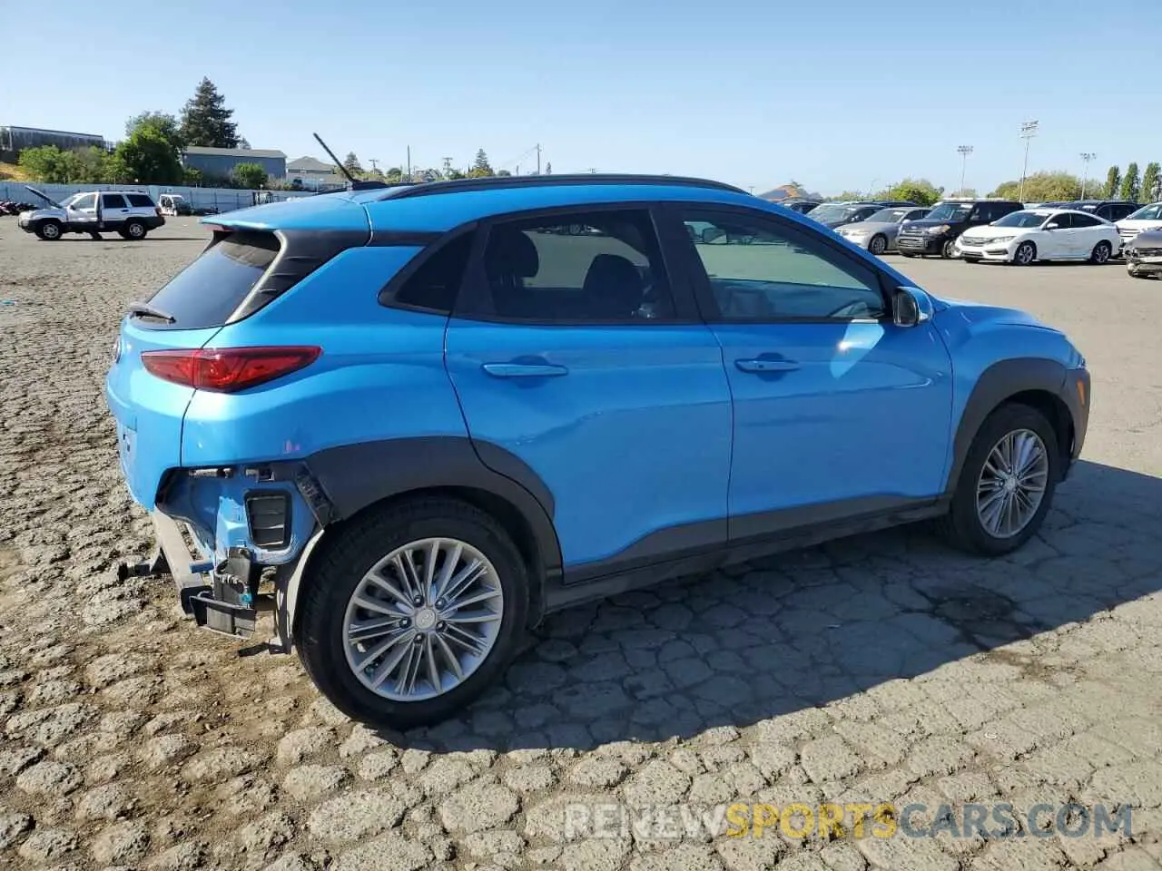 3 Photograph of a damaged car KM8K22AAXLU496164 HYUNDAI KONA 2020