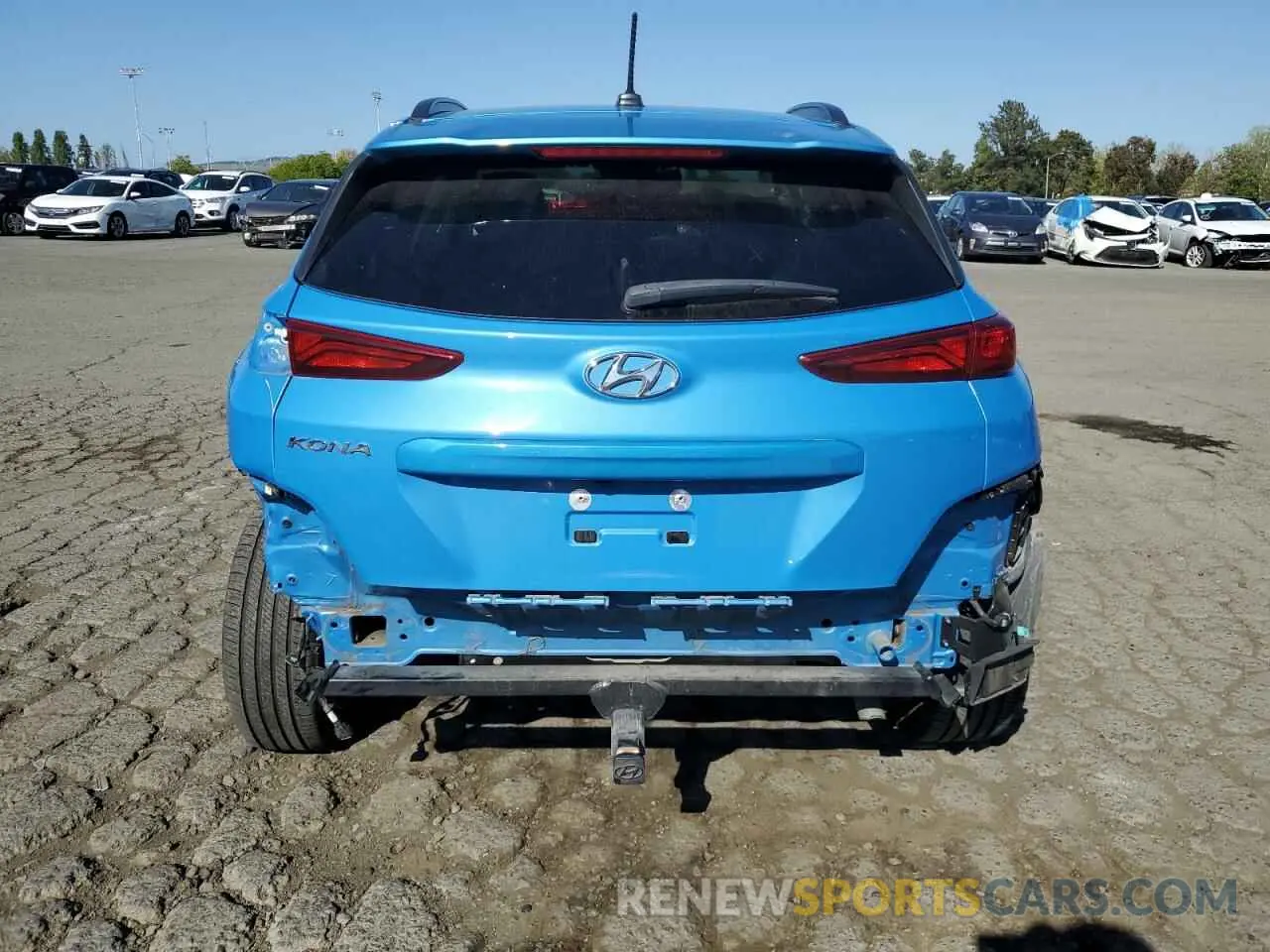 6 Photograph of a damaged car KM8K22AAXLU496164 HYUNDAI KONA 2020