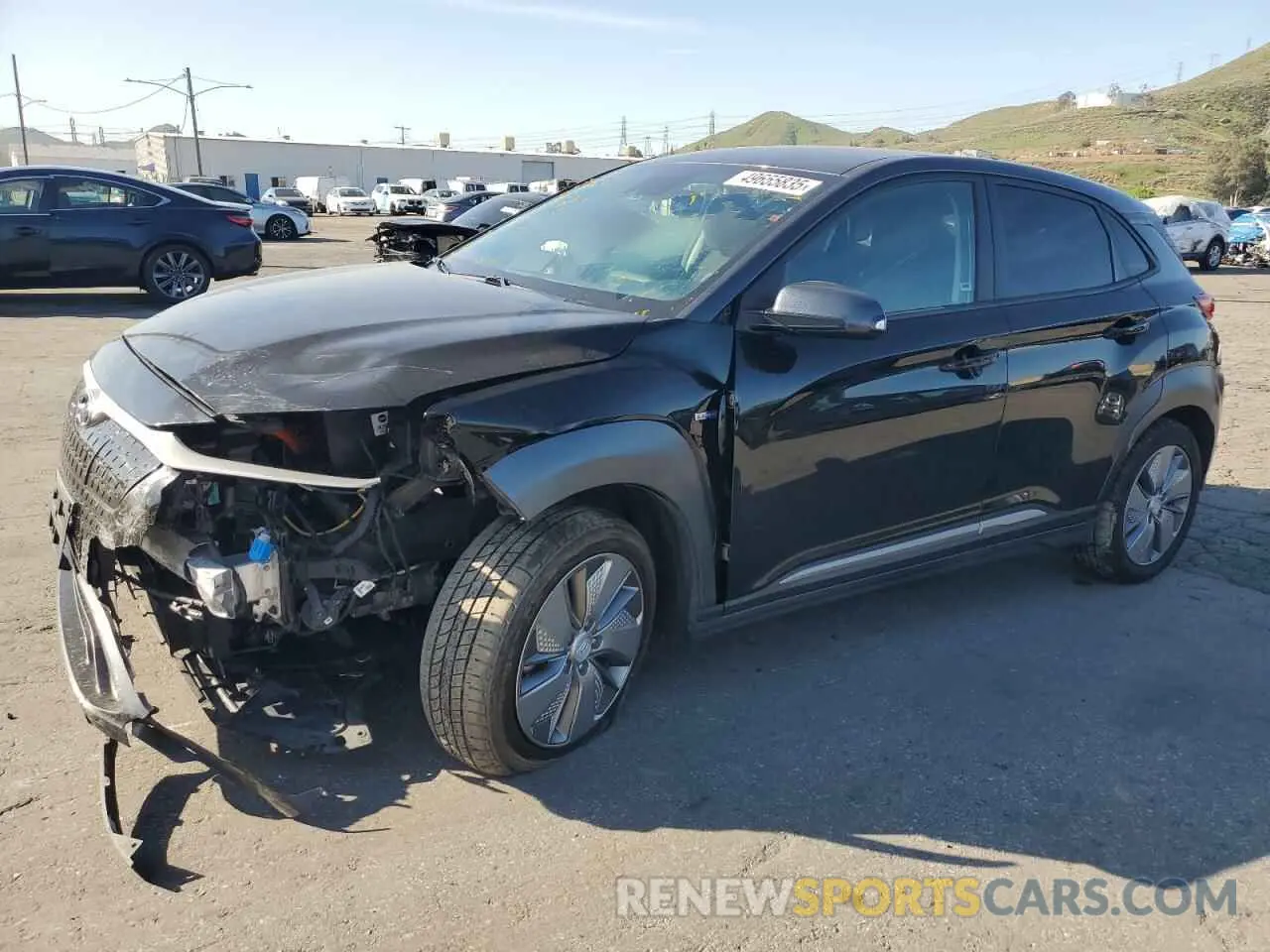 1 Photograph of a damaged car KM8K23AG8LU069771 HYUNDAI KONA 2020